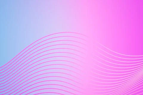 Colored background with flying waves geometric lines. Stock Photos