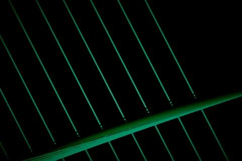 Colored background with flying waves geometric lines. Stock Photos