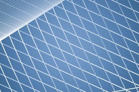 Colored background with flying waves geometric lines. Stock Photos