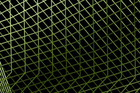 Colored background with flying waves geometric lines. Foto stock