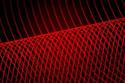 Colored background with flying waves geometric lines. Stock Photos