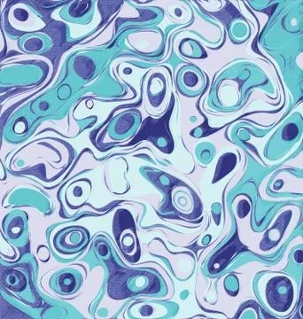 Colored background image of the abstract circles and bubbles Stock Illustration