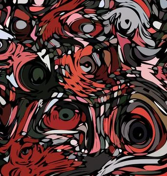 Colored background image abstract image of jealousy Stock Illustration