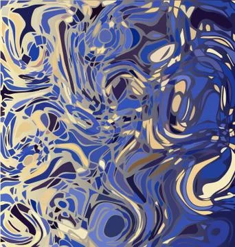 Colored background image abstract ornament blue and vanilla Stock Illustration