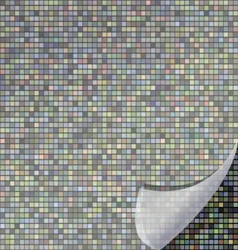Colored background image abstract ornament with white corner Stock Illustration