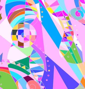 Colored background image of the abstract pink clutter Stock Illustration