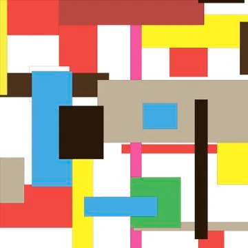 Colored background of rectangles Stock Illustration