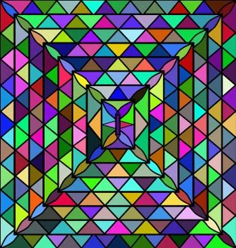 Colored background triangles Stock Illustration