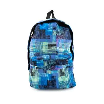 Colored backpack textile isolated on a white background Stock-Fotos