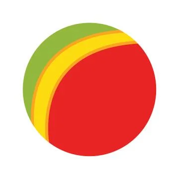 Colored ball icon Stock Illustration