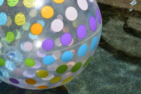 Colored ball in pool. Foto stock