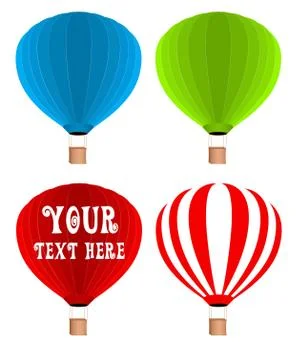 Colored balloon Stock Illustration