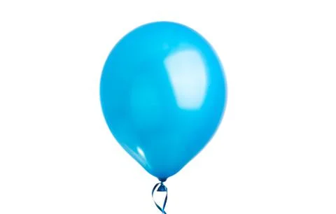 Colored balloons isolated Stock Photos