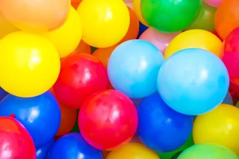 Colored balloons Stock Photos