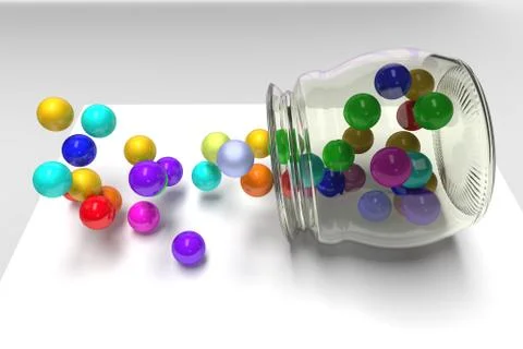 Colored balls Stock Illustration