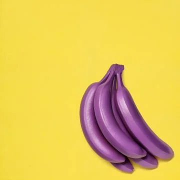 Colored bananas. Stock Photos