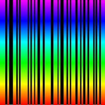 Colored bar code 스톡 일러스트