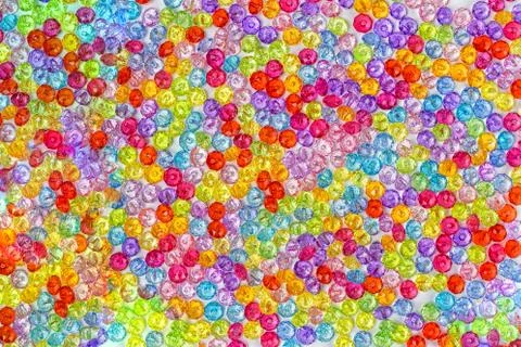 Colored beads for design Stock Photos