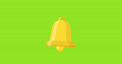 Colored bell ringing Stock Footage 148311876