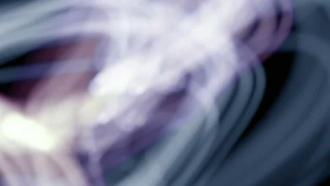 Colored Big Smoke Slow Motion Rising Up Motion Background Stock-Footage 121426599