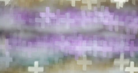 Colored bokeh abstract background with transition Stock Footage 151350352