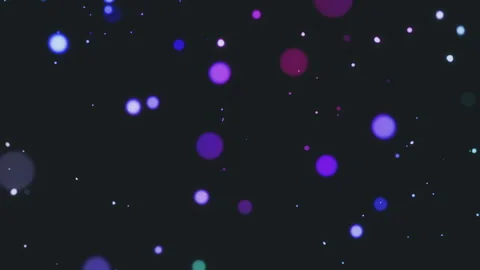 Colored Bokeh Light Particles Stock Footage 101636296