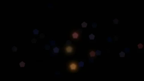 Colored Bokeh Lights Overlay Stock Footage 110854100