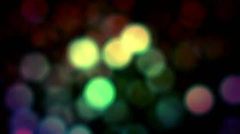 Colored Bokeh Loop Shiny Background Falling Stock-Footage 64528469