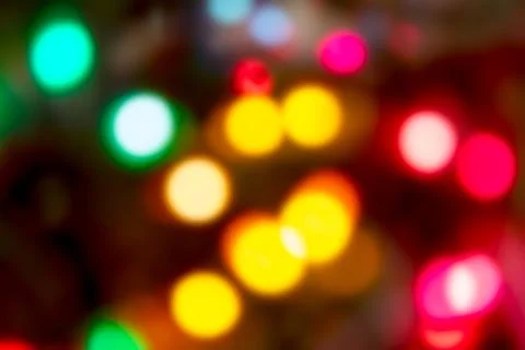 Colored Bokeh Stock Photos