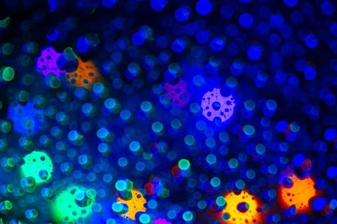 Colored bokeh Stock Photos