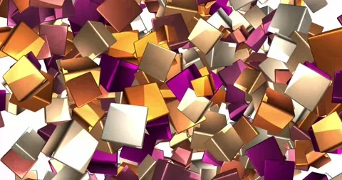 Colored Boxes Abstract Animation 4K Stock-Footage 169235369