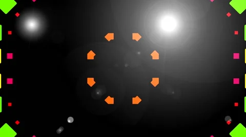 Colored boxes that changes shape 15 Stock Footage 46210304