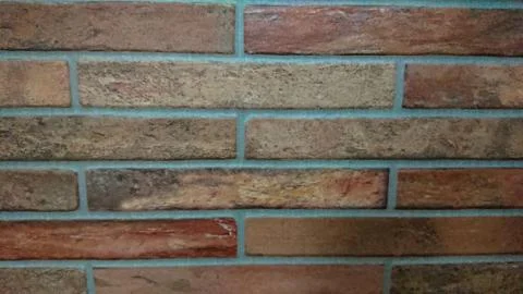 The colored brick wall texture background Stock Photos