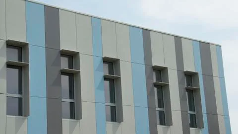 Colored Bulding Facade Stock Photos