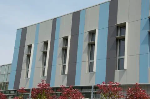 Colored Bulding Facade Stock Photos