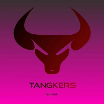 Colored bull Stock Illustration