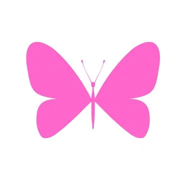 Colored Butterfly , vector illustration, icon. Stock Illustration