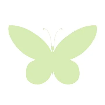 Colored Butterfly , vector illustration, icon. Illustrazione stock