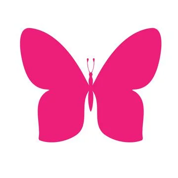 Colored Butterfly , vector illustration, icon. Stock Illustration