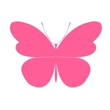 Colored Butterfly , vector illustration, icon. Stock Illustration