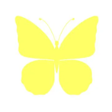 Colored Butterfly , vector illustration, icon. 스톡 일러스트