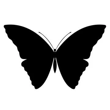 Colored Butterfly , vector illustration, icon. Stock Illustration