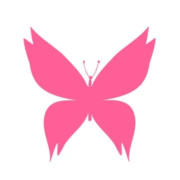 Colored Butterfly , vector illustration, icon. Stock Illustration