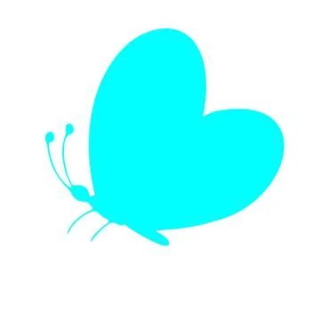 Colored Butterfly , vector illustration, icon. Stock Illustration