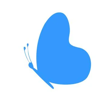 Colored Butterfly , vector illustration, icon. Stock Illustration