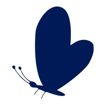 Colored Butterfly , vector illustration, icon. Stock Illustration