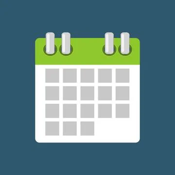 Colored Calendar. Concept of Schedule, appointment. Illustration Stock Illustration