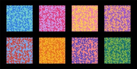 Colored camouflage pattern Stock Illustration