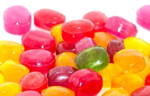 Colored candies Stock Photos