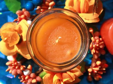 Colored candle Stock Photos